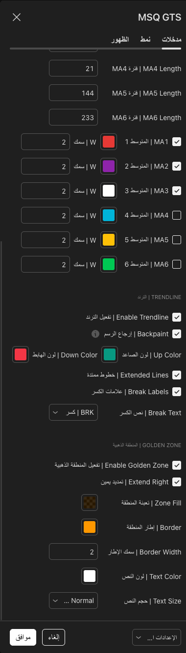 Trend Sniper Settings 2